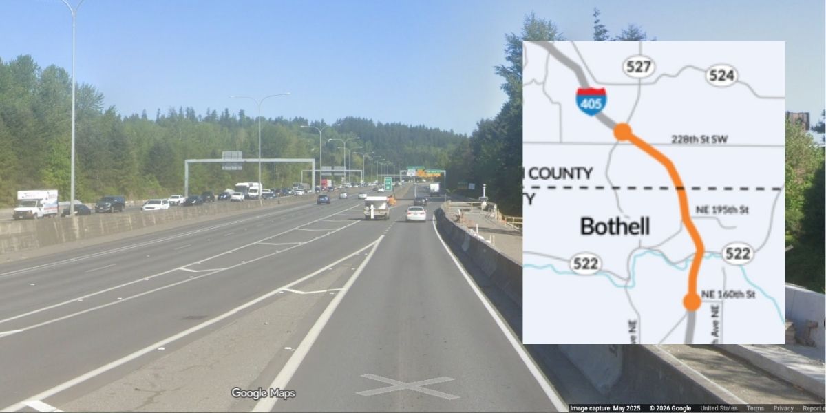 Interstate 405 in Bothell