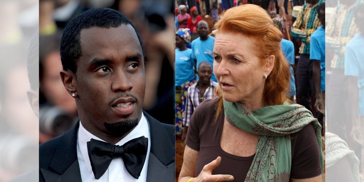 Sean Combs and Sarah Ferguson