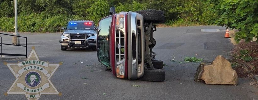 Silverdale rollover crash