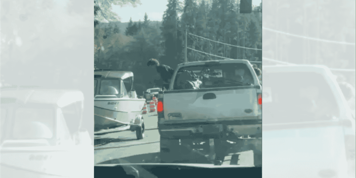 Forks road shouting incident